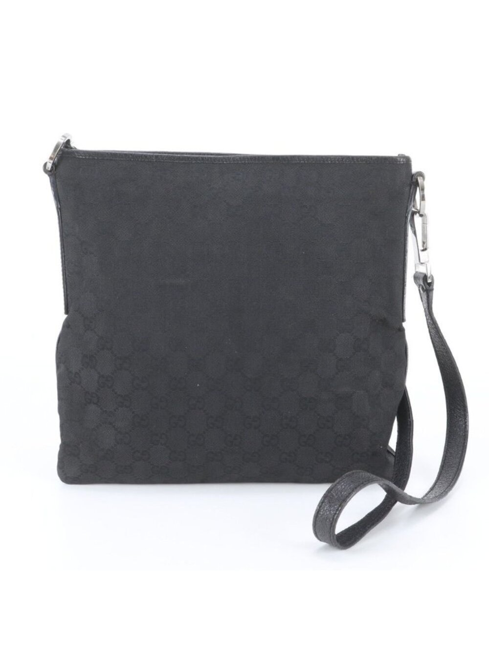 Gucci GG Canvas Leather Shoulder Bag Crossbody Messenger Business